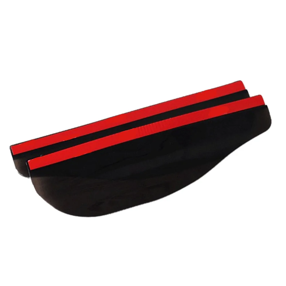 

2pcs PVC Car Rear View Mirror Black Sticker Rain Eyebrow Weatherstrip Auto Mirror Rain Shield Shade Cover Protector Guard