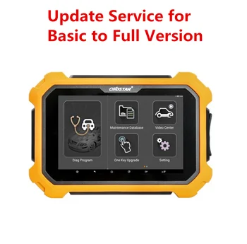 

Update Service for OBDSTAR X300 DP Plus A Package Basic Version to C Package Full Version with Extra Adapters