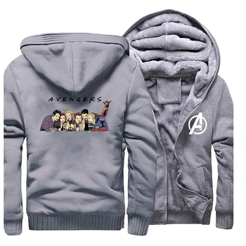 

2019 New Movie Series Printing Mens Hoodies Winter AVENGERS Jacket For Male Casual Streetwear Men Clothing Hip Hop Tracksuit 5XL