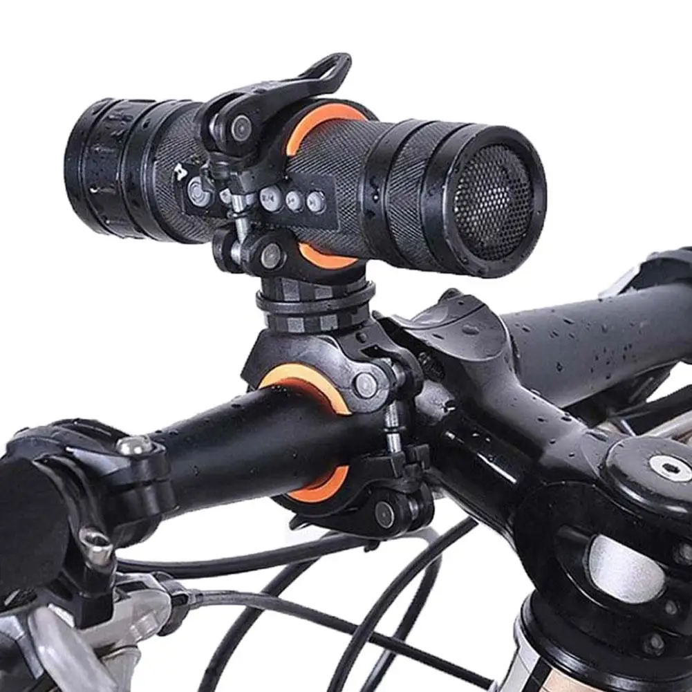 Mount Bike MTB Cycling 360 Degree Rotatable bicycle clamp Flashlight LED Torch Light Holder Grip Bicycle Flashlight Holder 2 axis 21 5mm adjustable holder for 20mm 21mm laser module torch clamp heatsink