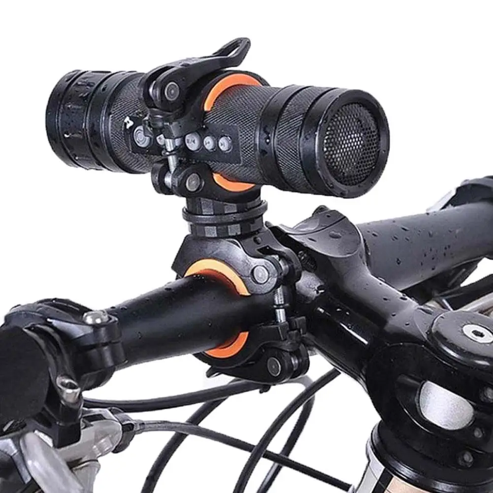 Bicycle Flashlight Holder 360 Degree Rotatable Bicycle Clamp Flashlight LED Torch Light Holder Grip
