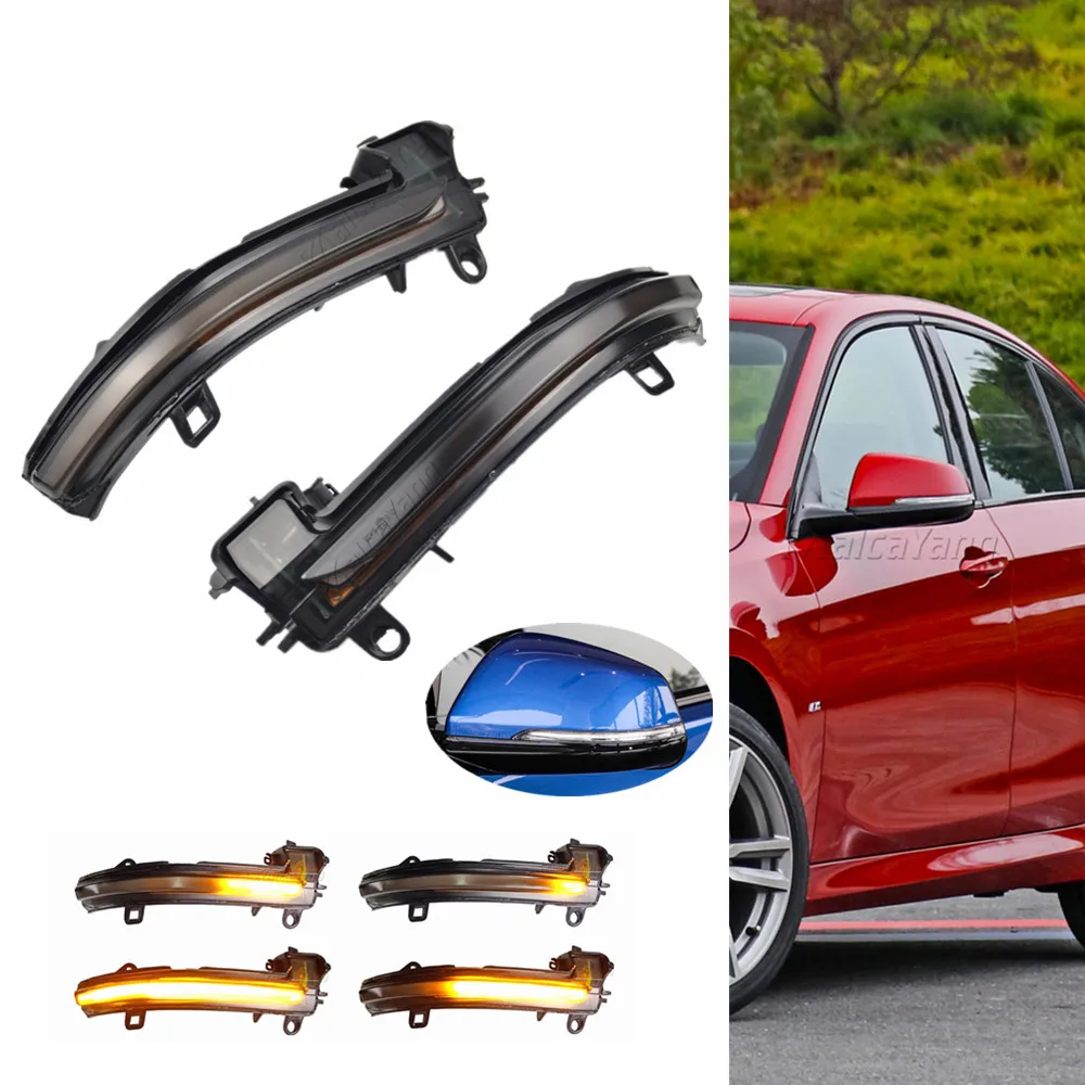 

2PCS Dynamic Blinker Turn Signal Mirror Indicator Light LED For BMW X1 F48 F45 F46 2016 2017 2018 BMW X2 F39 2017 2018 2019