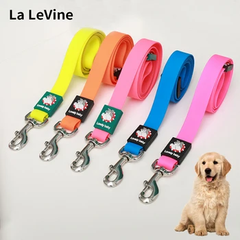 

Silicone Traction Rope Puppy Collar Solid Color Adjustable Comfortable Durable Decoration Dog Collars Pet Supplies Accessories