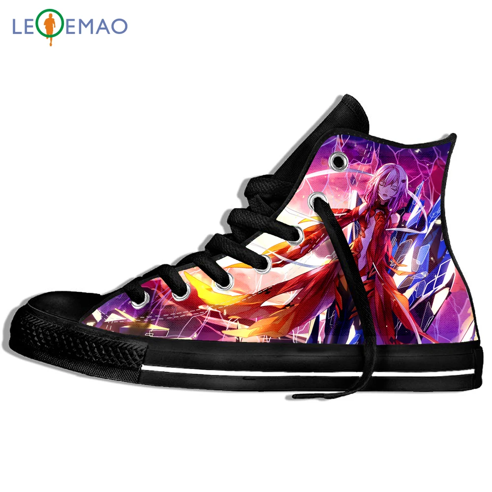 

Outdoor Walking Shoes Guilty Crown Men/Anime Harajuku Style Plimsolls Sport Shoes Comfortable Lace-up Students Sneakers