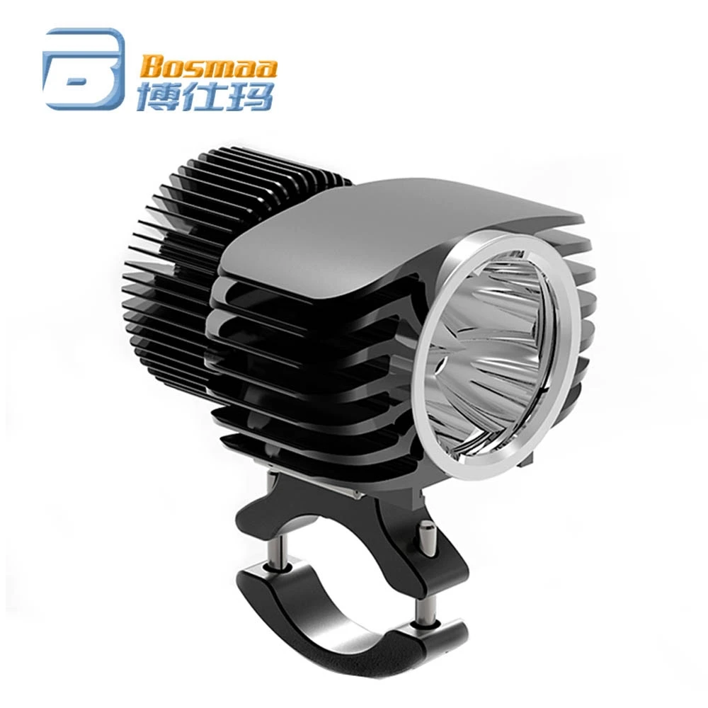 

BOSMAA LED Motorcycle Headlight Spotlight 18W 2700Lm Super Bright White Moto Fog DRL Headlamp Hunting Driving Lights