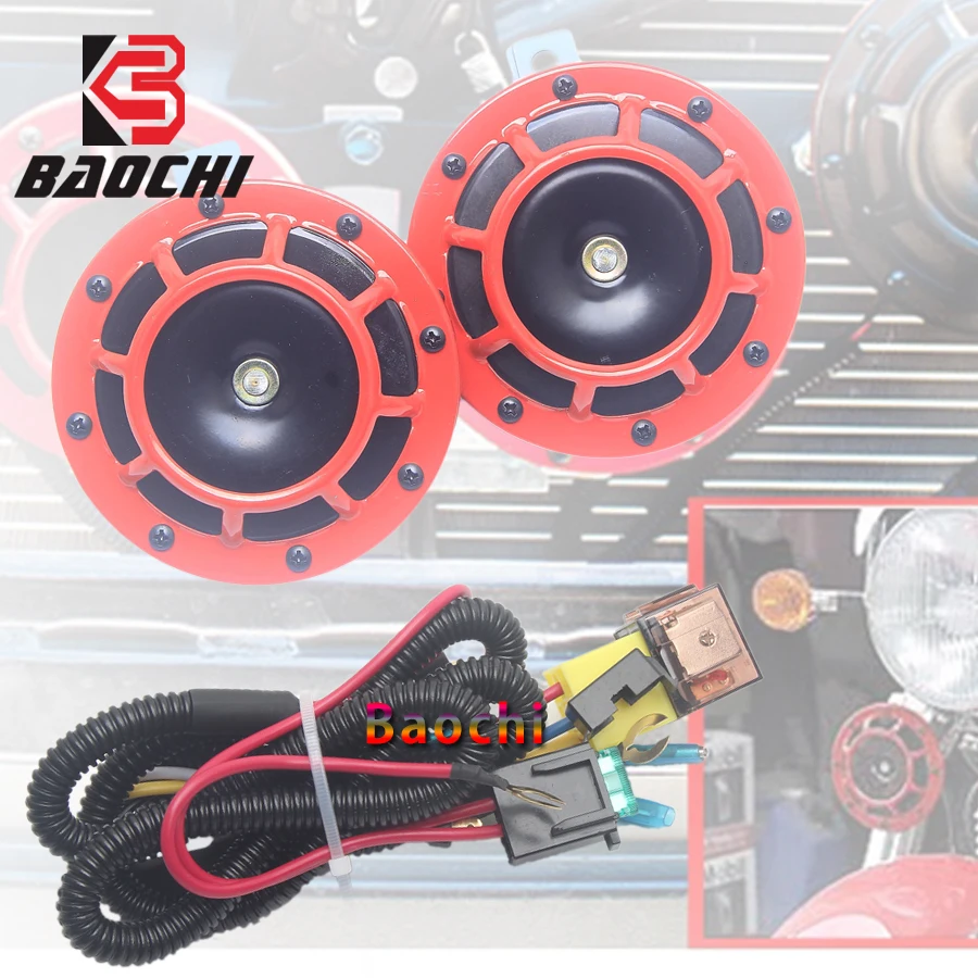 

12V Universal Vehicle Horn AUTO Loudspeaker Siren Loud Electric Horn Car Horn Signal for VW BMW Audi Honda Nissan Ford Toyota