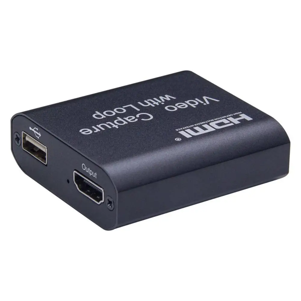 Карта захвата 4K HD HDMI с циклом совместима со всеми операционными системами запись