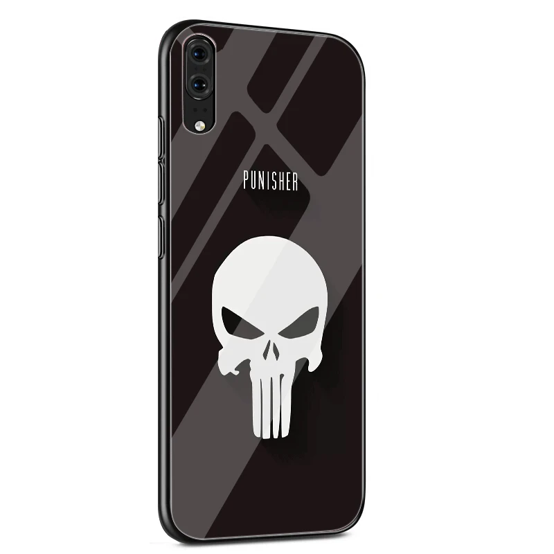 Стеклянный чехол для huawei P30 P20 P10 Y9 Y6 mate 20 Pro Lite P Smart Honor 7A 8X9 10 Крышка DC Marvel логотип