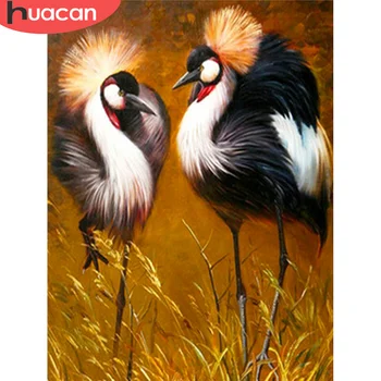 

HUACAN Diamond Painting Crane Full Square New Arrival Diamond Embroidery Animal Mosaic Home Decoration Wall Art