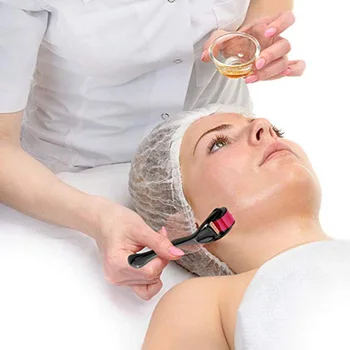 

540 Derma Roller Pure Microneedling 0.25mm/0.3mm Needles Length Titanium Dermoroller Microniddle Roller for Face Skin Care Body