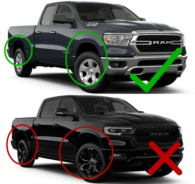 For 2019-2021 Dodge Ram Wo Fender Flares A