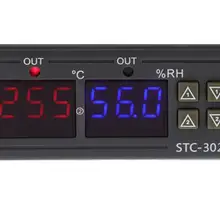 Интеллектуальный цифровой дисплей Контроллер Температуры и Влажности парник сарай постоянная температура влажный регулятор скорости