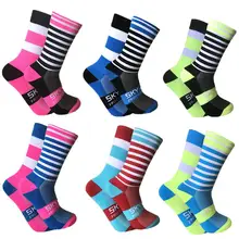 Горячая Распродажа спортивные носки не легко повредить деформации Для женщин мужские футбольные носки для бега и велоспорта спортивные дышащие полосатые гольфы Горячая Распродажа спортивные носки не легко повредить деформации Для женщин мужские футбольные носки для бега и велоспорта спортивные дышащие полосатые гольфы