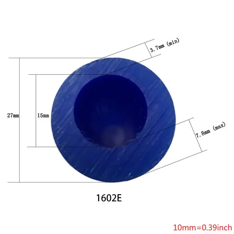 stampi tubolari in cera per realizzare anelli Cnmade di colore blu 4 pz Blue con base piatta cavi 