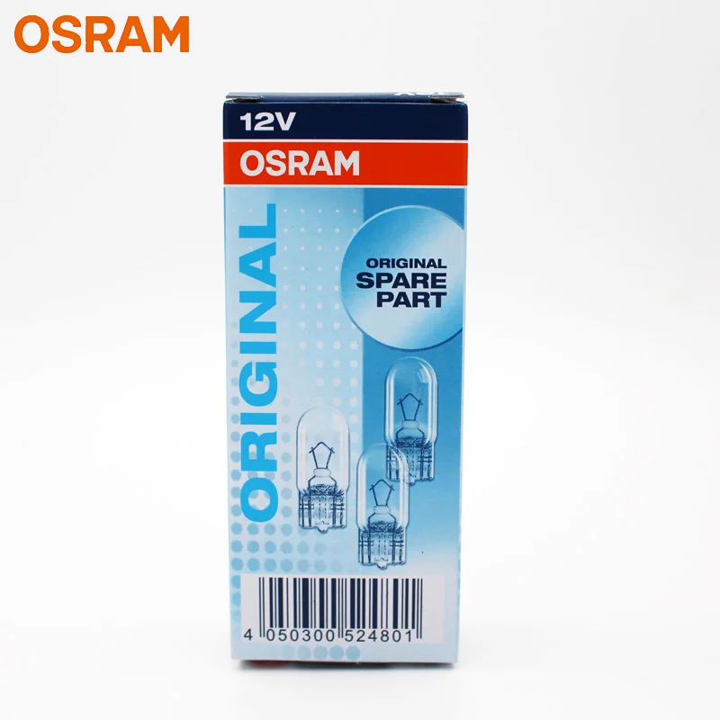 OSRAM T10 интерьерный светильник указатели поворота оригинальные 12В W5W 4000K холодный