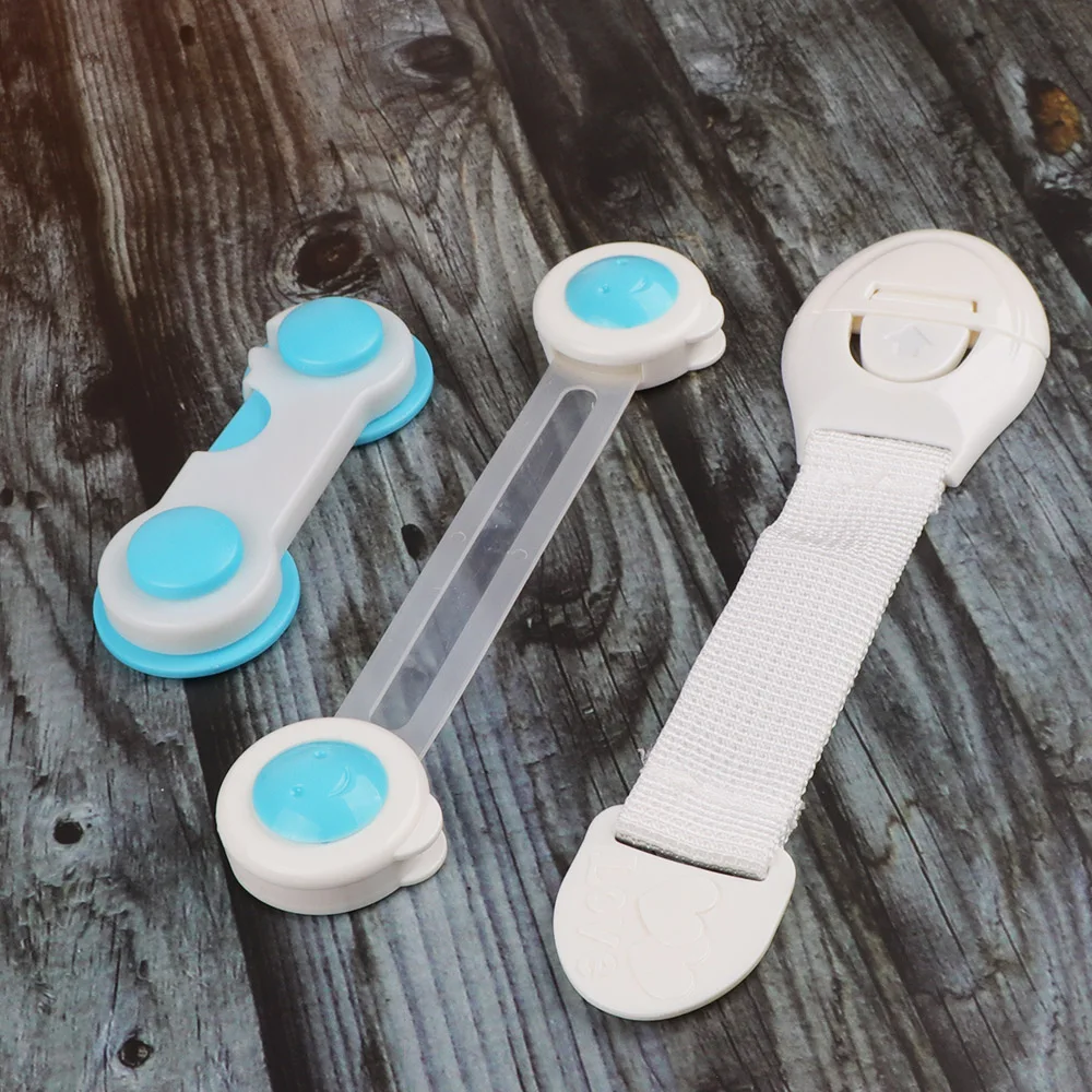 10pcs Child Safety Cabinet Lock Baby Proof Security Protector Drawer Door Cabinet Lock Plastic Protection Kids Safety Door Lock