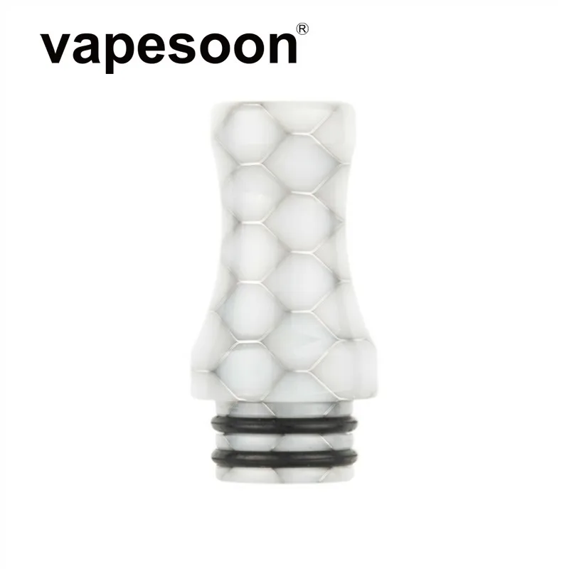 high quality Flat Long Resin Vape Mouthpiece 510 Snake Drip Tip for e-Cigarette 510 Atomizer Melo 3 Mini Tank IJust S Kit etc