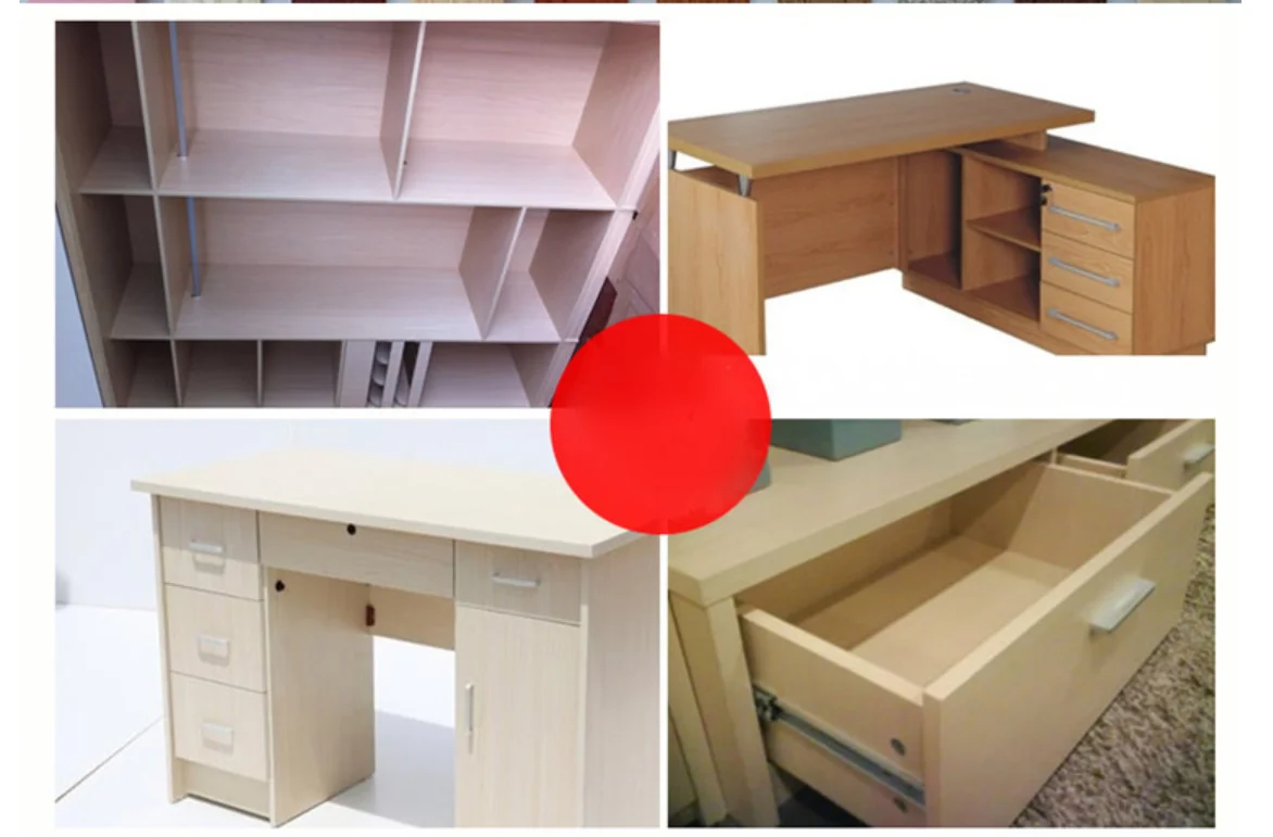 Самоклеящаяся мебель деревянный шпон декоративная кромка ПВХ облицовка для