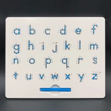 Детский Магнитный Мяч доска для письма нижний корпус буквы доска для рисования Дошкольный инструмент для Граффити Ноутбук для учебы головоломки игрушки