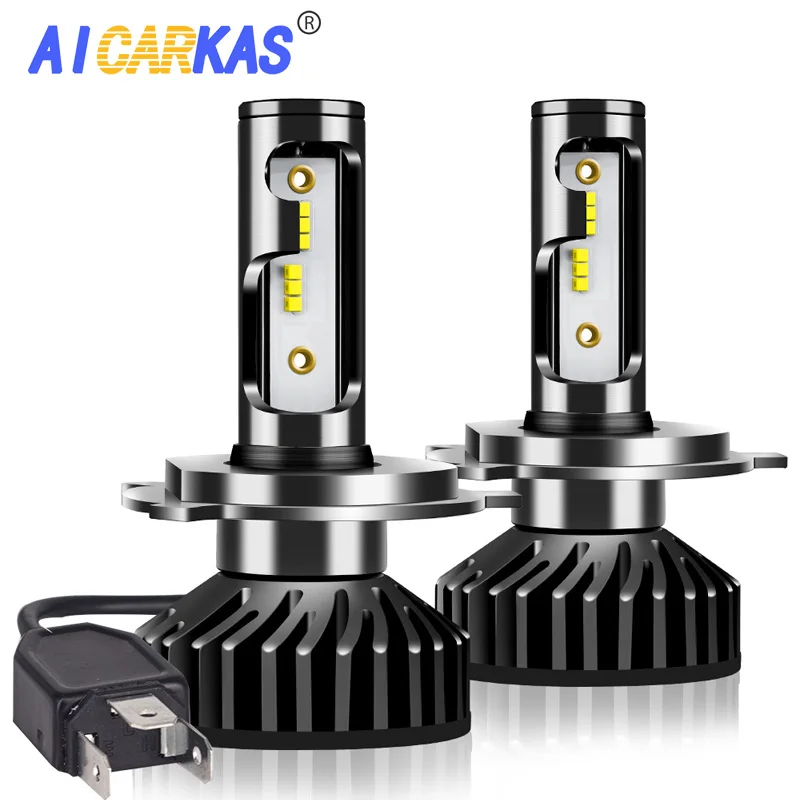 AICARKAS 2 шт. ZSP автомобисветодиодный лампы H7 H4 H11 H27 H1 H3 светодиодные 9005 HB3 9006 HB4 H13 HB1 HB5
