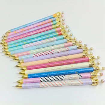 

(4 Pieces/Lot) Kawaii Korean Stationery Cute Crown Mechanical Pencil 0.5 mm / Metal Pencils For School Office U7974