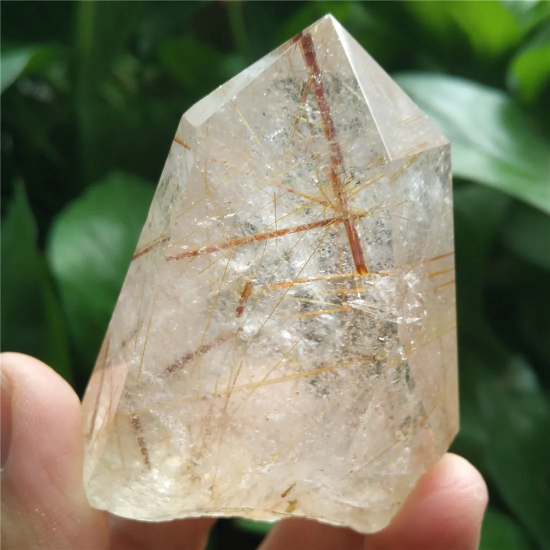 Кристаллический камень рутил камни айланда кристаллы Wicca Кристальный Пьер Naturelle