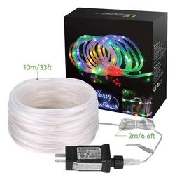 10M 20M 30M Indoor Outdoor Plug In String Light for Home Garden Decors LED Rope Lights with Timer 8 Modes Low Voltage Waterproof