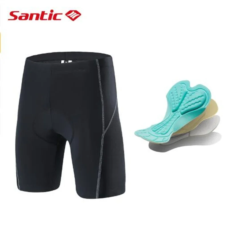 Santic Coolmax 4D шорты для велоезды с вставками ударопрочный MTB дорожный велосипедные шорты отражающие короткие Велосипедки бермуды Ciclismo s-xxxl