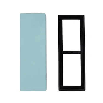 

Hot Double-sided Bicolor Whetstone Cutter Sharpener Stone for Kitchen White Corundum Sharpening Tool with Silica Gel Underlay