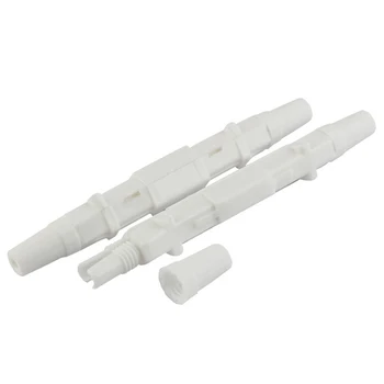 

200Pcs Drop Cable Optical Fiber Protection Box Round Tube Heat Shrink Tubing to Protect Fiber Splice Tray