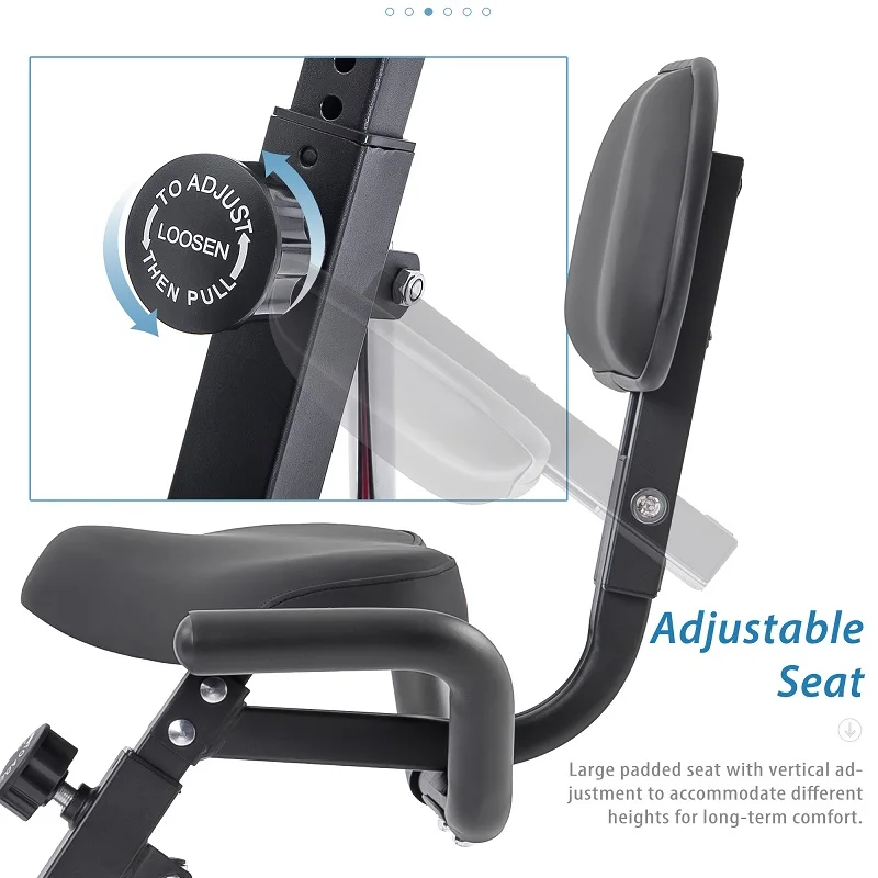 Folding Exercise Bike, Fitness Upright 