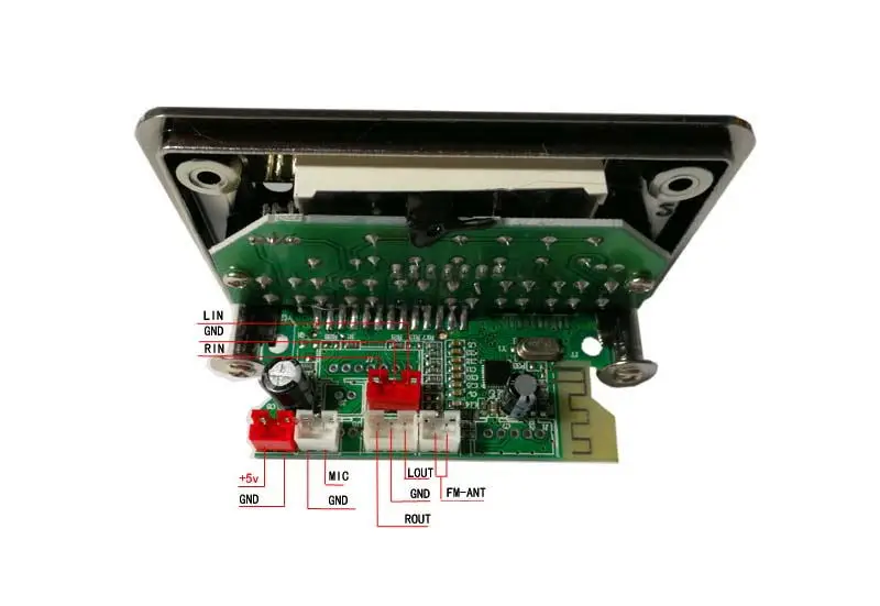 3,7 V-5 V Модифицированная аудио Bluetooth декодер плата поддерживает AUX запись Радио MP3/WAV/WMA/FLAC/APE режим