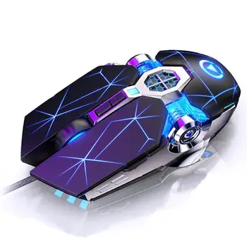 

Wired 3200 DPI LED Backlight Ergonomic Mechanical Game Mouse for Computer Laptop