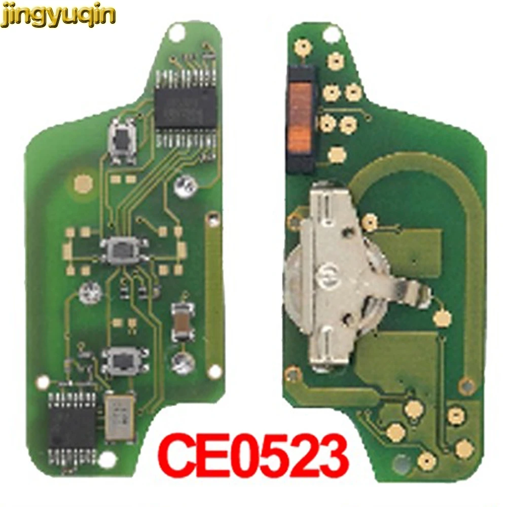 Jingyuqin дистанционный ключ для автомобиля с чипом peugeot 207 307 308 507 607 807 Citroen C2 C3 C4 C5 C6 C8