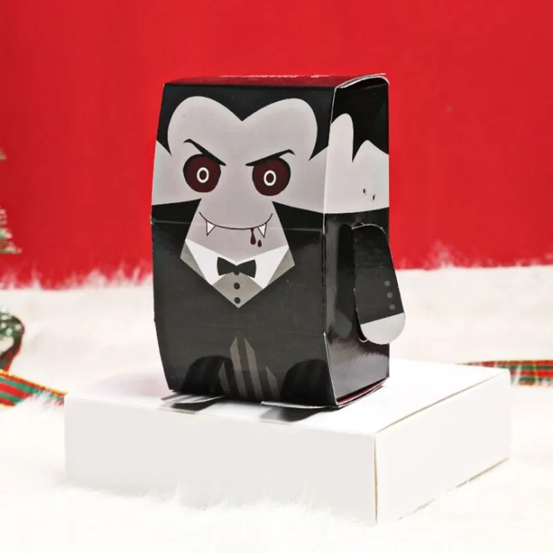 Halloween candy box packaging box Korean creative candy box wholesale packaging carton three style cute face wedding candy box