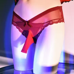 Penis Sleeve Briefs Woman Male Plus Size Panties Mens Fetish Sexy Lingerie Sissy Pouch Panties Sheer Lace Peni Sheath Underwear