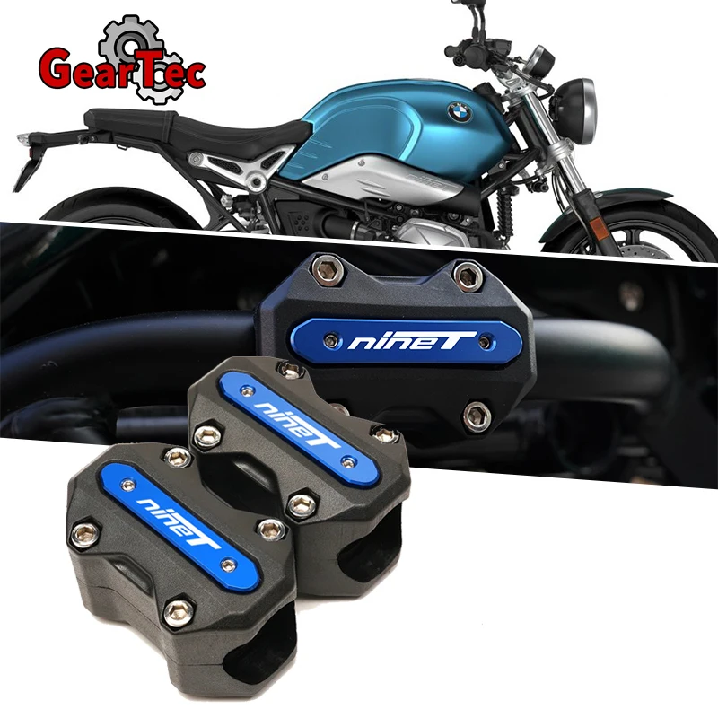 

For BMW RNineT R NINET 2014-2021 2020 Motorcycle Accessories CNC Crash Bars Decorative Block Engine Guard Bumper Protector