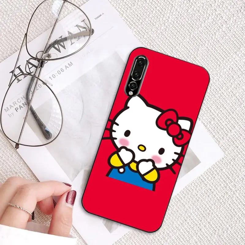 Yinuoda милый Kawaii hello kitty чехол для телефона для huawei P20 P30 P20Pro P20Lite P30Lite Psmart P10 9lite