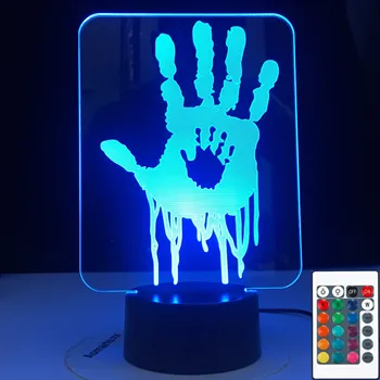 

Video Game Death Stranding Hand Prints Led Night Light for Kids Room Decor Cool Gift for Child Gamers Nightlight Usb Desk Lamp