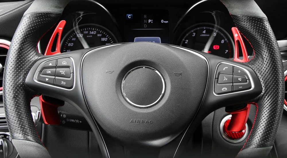 1 пара автомобиля рулевое колесо сдвиг Paddle Shifter расширение для Benz A B C E GLE класс CLS W177 W205 W213 C257 X253