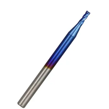 

Tungsten Steel End Mills Blue Coated Carbide Flat Bottom Milling Cutters Cnc Numerical Control Tools
