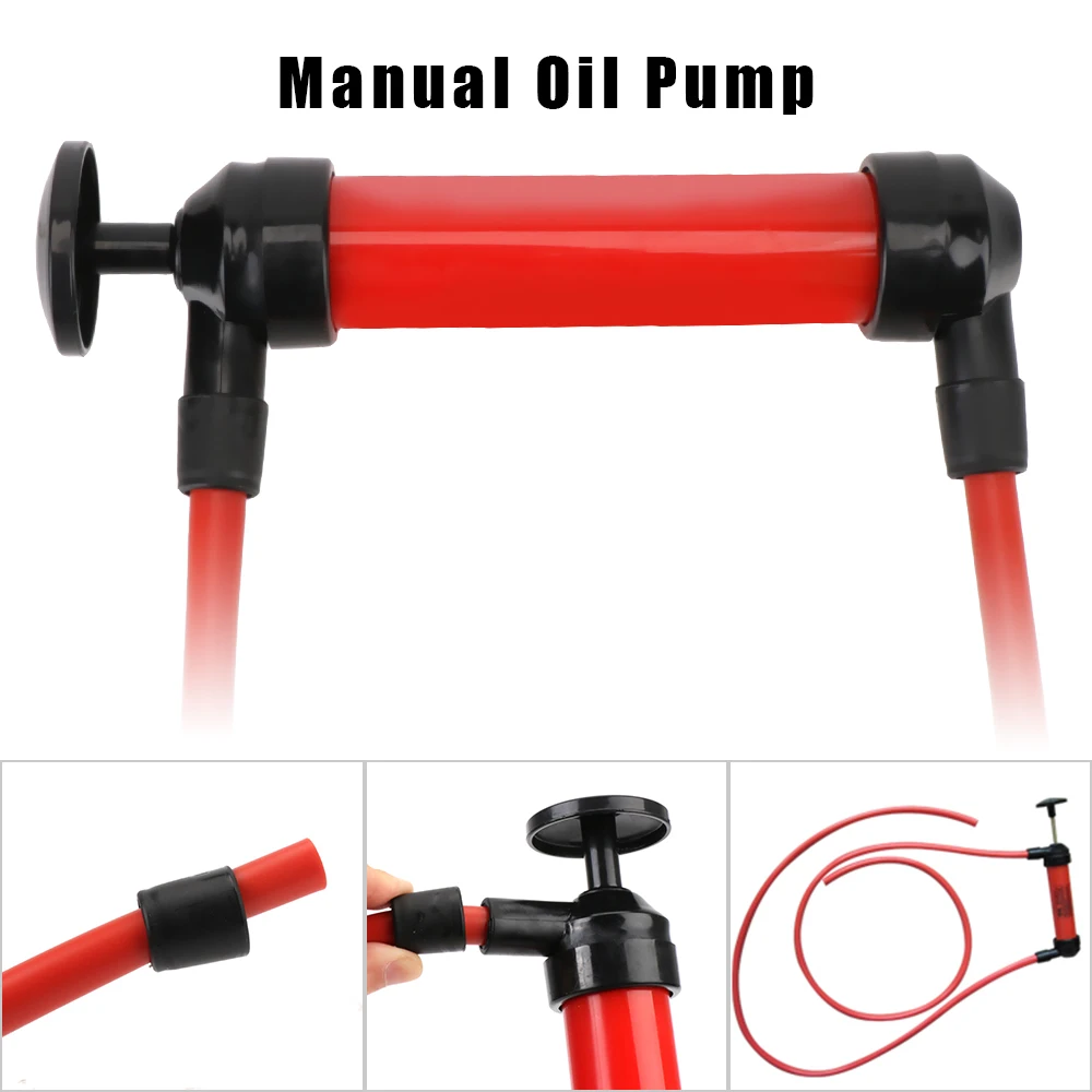 Manuelle Ölpumpe zum Pumpen von Öl Gas Siphon Suckertransfer Handpumpe für  Öl Flüssig Wasser Chemische Transferpumpe Auto-Styling