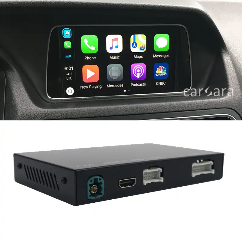 Car Radio Retrofit Wireless Apple Carplay Module Box For E Class Coupe W207 C207 Convertible A207 Head Unit Screen Ntg4 5 4 7 Car Multimedia Player Aliexpress