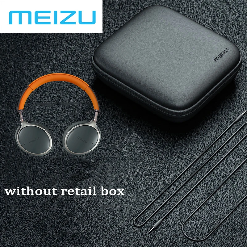 Meizu hd60, Bluetooth 5,0, наушники, активная гарнитура с шумоподавлением, беспроводные наушники HD50, обновление Apt-X BT 5,0 type-c, зарядка - Цвет: Orange Without box