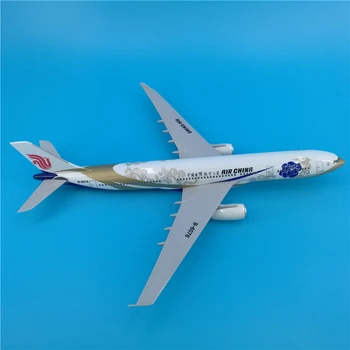 

40CM 1:172 Airbus A330 model Air China international airlines airplane w base Alloy die casting aircraft collectible display