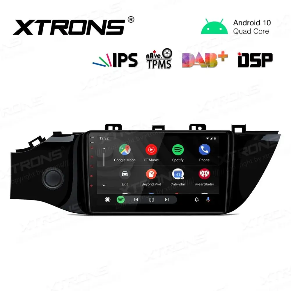 Автомобильный мультимедийный GPS-радиоприемник 9 дюймов Android 10 0 Q OS для Kia Rio 4 2016-2018