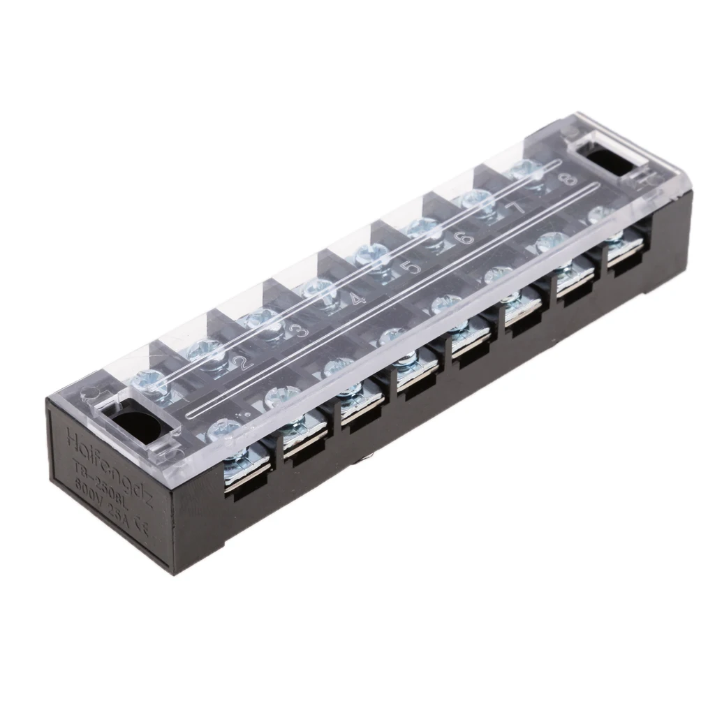 Waterproof and Isolation Electric Wire Connector Strip 600V 25A