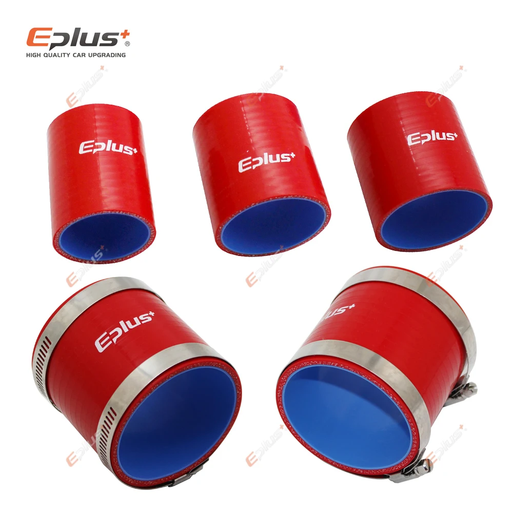 Silicone Tubing Hose Straight Connector Car Intercooler Turbo Intake Pipe Coupler 76mm Multi Size Silicone Hose Silicone Hose Connector