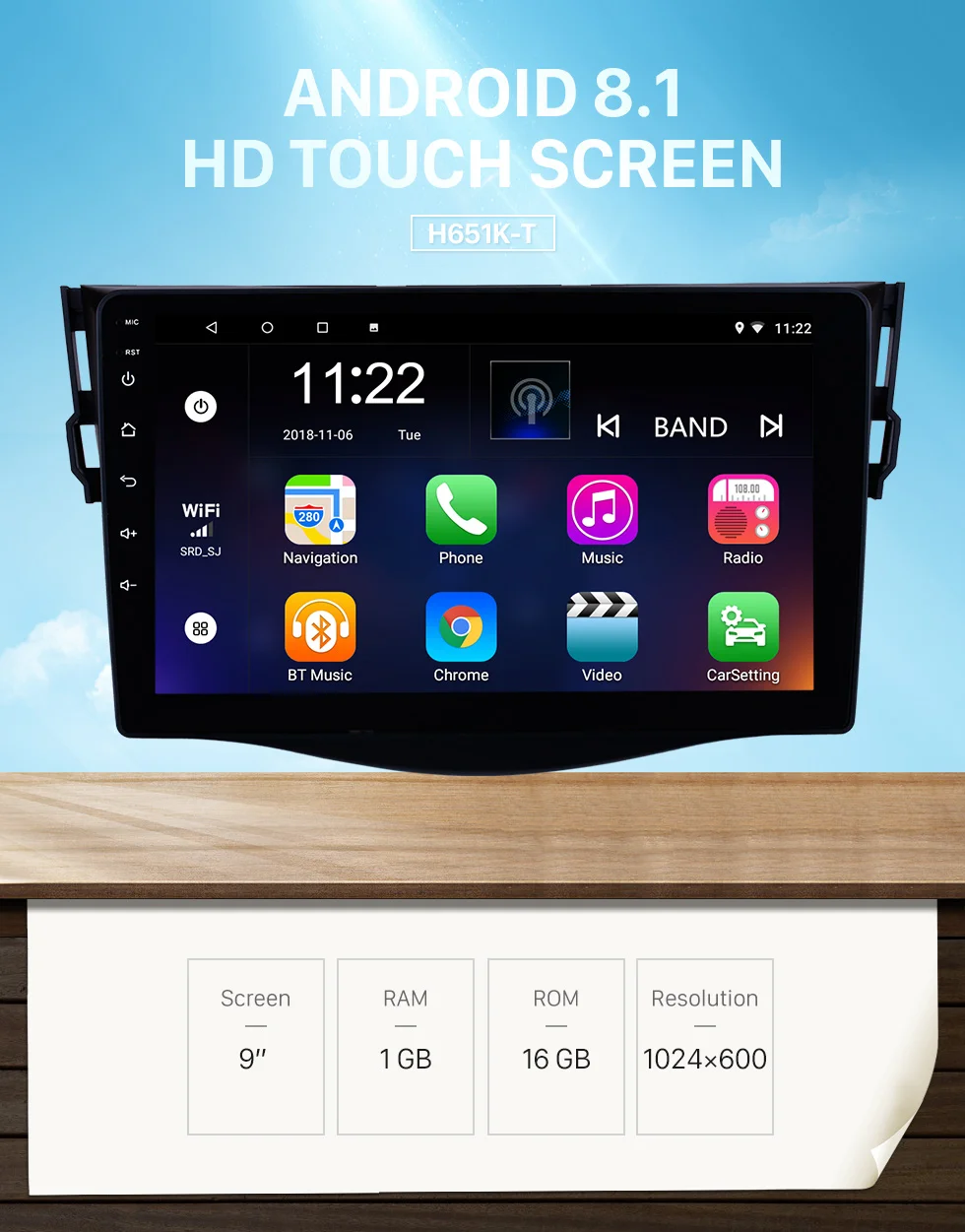 Discount Seicane Android 9.0 9 inch 2Din Car Radio For 2013 Toyota RAV4 HD Touchscreen GPS Navi car Multimedia Player Support 3G Wifi 0