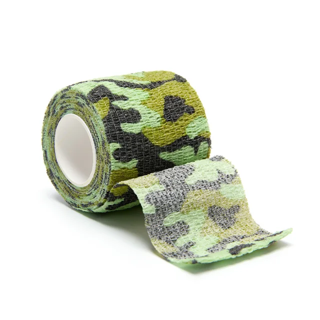 4.5m Camouflage Elastic Bandage Hunt Disguise Elastoplast Wrap Tape Self Adhesive Sports Protector Ankle Knee Finger Arm Bandage E